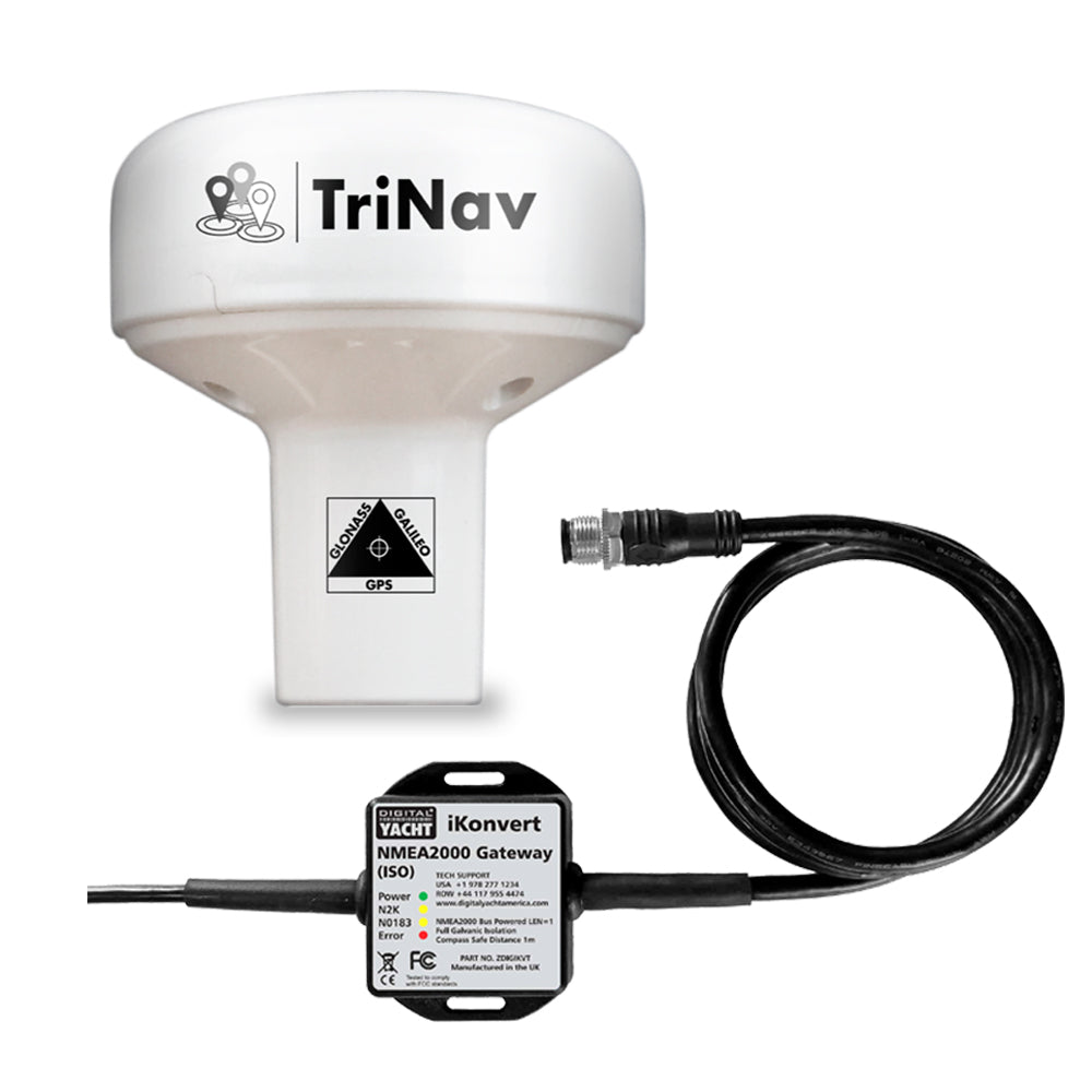 Digital Yacht GPS160 TriNav GPS. Glonass, Galileo Sensor NMEA2000 iKonvert Bundle