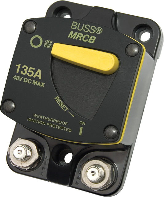 Blue Sea 187-Series 135 Amp Circuit Breaker Surface Mount