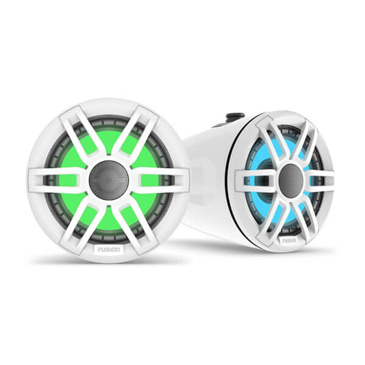 Fusion XS-FLT652SPW 6.5" TOWER Speaker White With RGB Lighting