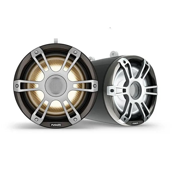 Fusion SG-FLT883SPB 8.8" Towe Speaker Black 3i With CRGBW Lighting