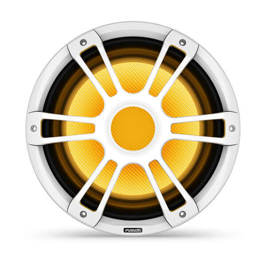 Fusion SG-SL123SPW 12" 600 Watt Sub-Woofer Sports Grill White