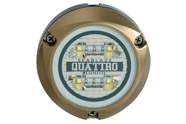 Lumitec Zambezi Quattro RGBW FOR PONTOON BOATS Bronze Housing 12/24v